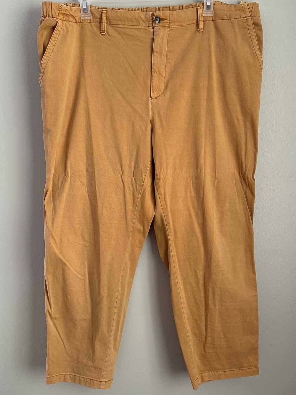 Women’s 3X old navy cropped brown orange fall pants 3xl